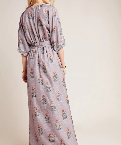 Sachin & Babi Isolde Sequin Maxi Dress Anthro New - Picture 4 of 10